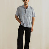 RELAXED FIT OVERSIZED POCKET SS SHIRT