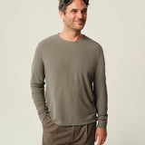 LONG SLEEVE CREPE TEE