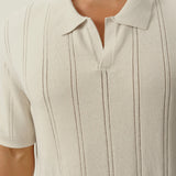 LOLO DROP NEEDLE SWEATER POLO