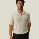 LOLO DROP NEEDLE SWEATER POLO