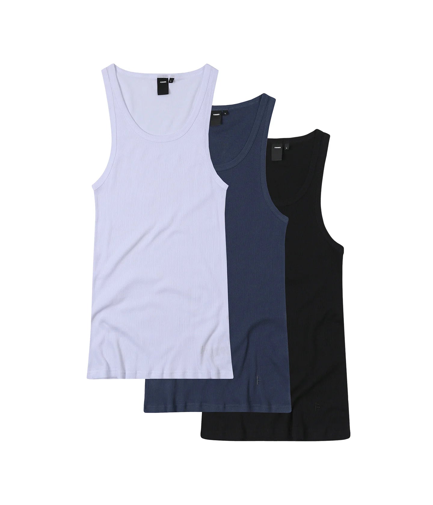 UNIFORM RIB SINGLET 3PK