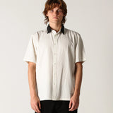 VIVIAN PINSTRIPE SS SHIRT