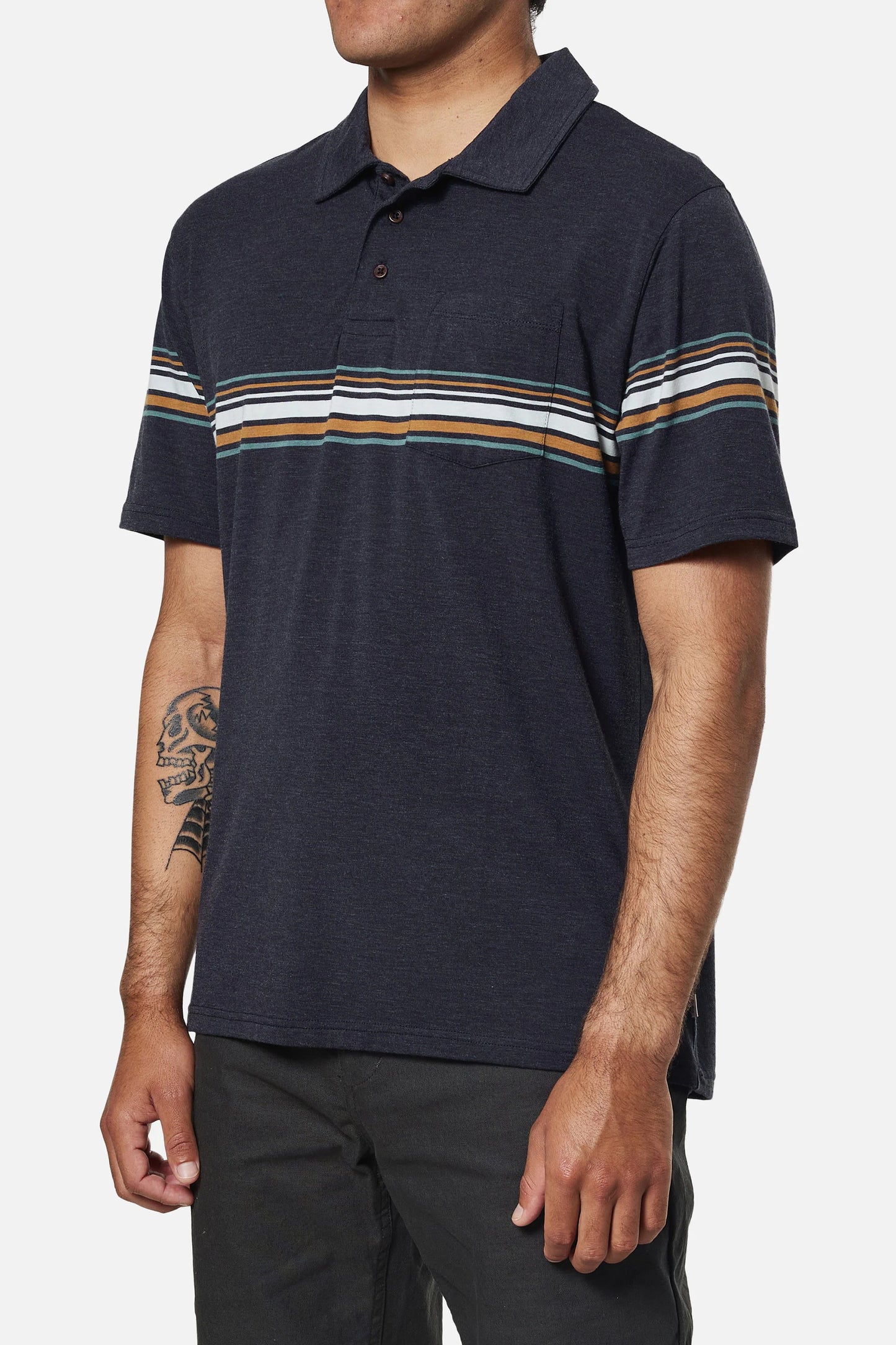 STACY STRIPE POLO