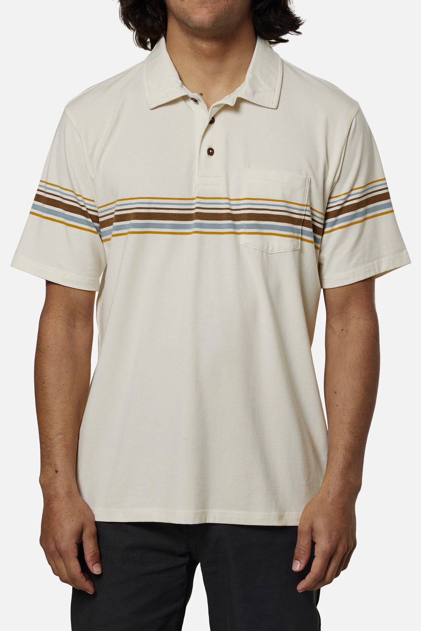 STACY STRIPE POLO