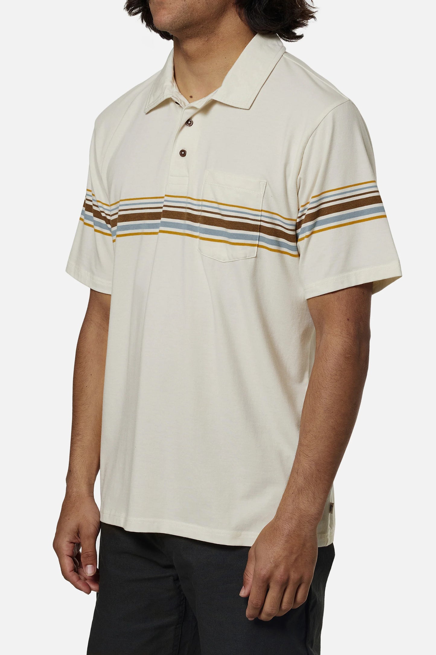 STACY STRIPE POLO