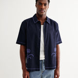 KEATS SS SHIRT DAHLIA EMBROIDERY