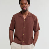 CURZON SS SHIRT DRAPEY TENCEL TWILL