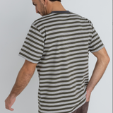 VINTAGE STRIPE SS T- SHIRT