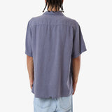 HEMP MINIMAL THRILLS CONTRAST STITCH BOWLING SHIRT