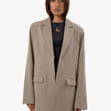 ALLEGRA TWILL SUITING BLAZER