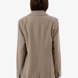 ALLEGRA TWILL SUITING BLAZER