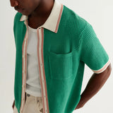 BELLE SS SHIRT TIPPED POINTELLE