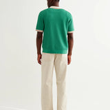 BELLE SS SHIRT TIPPED POINTELLE
