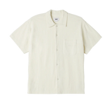 SHELTHER TERRY CLOTH BUTTON UP