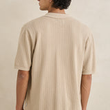 TEXTURED KNIT SS SHIRT