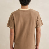 CONTRAST VINTAGE TERRY SS T-SHIRT