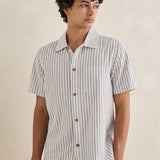 SEERSUCKER STRIPE SS SHIRT