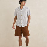 SEERSUCKER STRIPE SS SHIRT