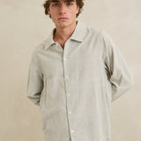 BANK STRIPE LS SHIRT