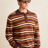 STRIPED RUGBY SWEATER