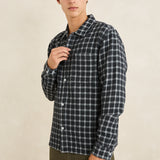 JACQUARD CHECK LS SHIRT