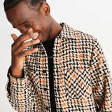 WHITING OVERSHIRT HOUNDSTOOTH WEAVE